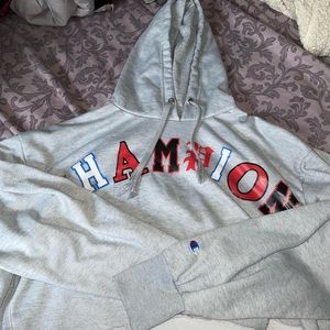 Champion cropped hoodie